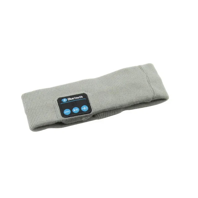 Gray Bluetooth sleep headphones headband