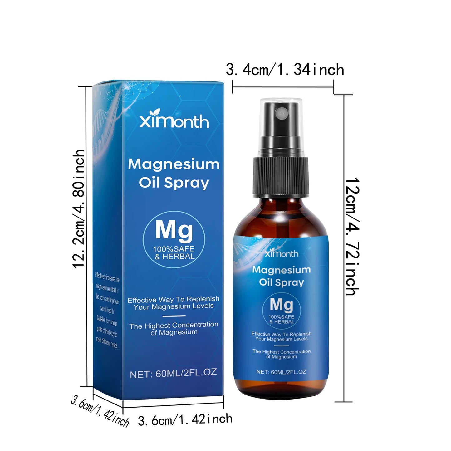 Magnesium Oil Spray Bottle 60ml