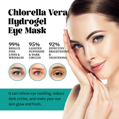 Chlorella Vera hydrogel eye mask benefits - reduces puffiness and dark circles